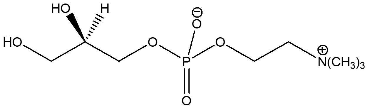 Choline Alfoscerate molecular structure