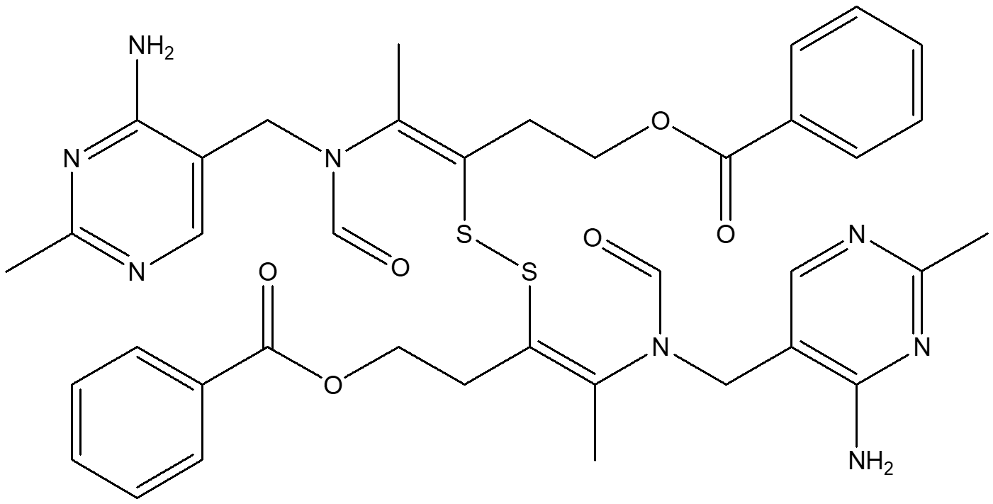 Bisbentiamine molecular structure