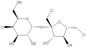 Sucralose molecular structure